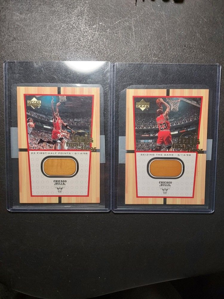 Michael Jordan Final Floor Commemorative Jumbo Card