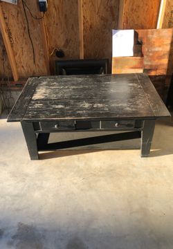Rustic coffee table