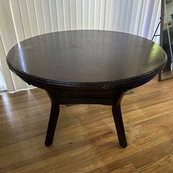 Round Dining Room Table + Matching Chairs