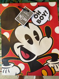 Adorable Mickey and Minnie Hallmark gift bags