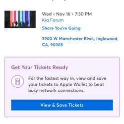 Arcade Fire Tickets (2) 