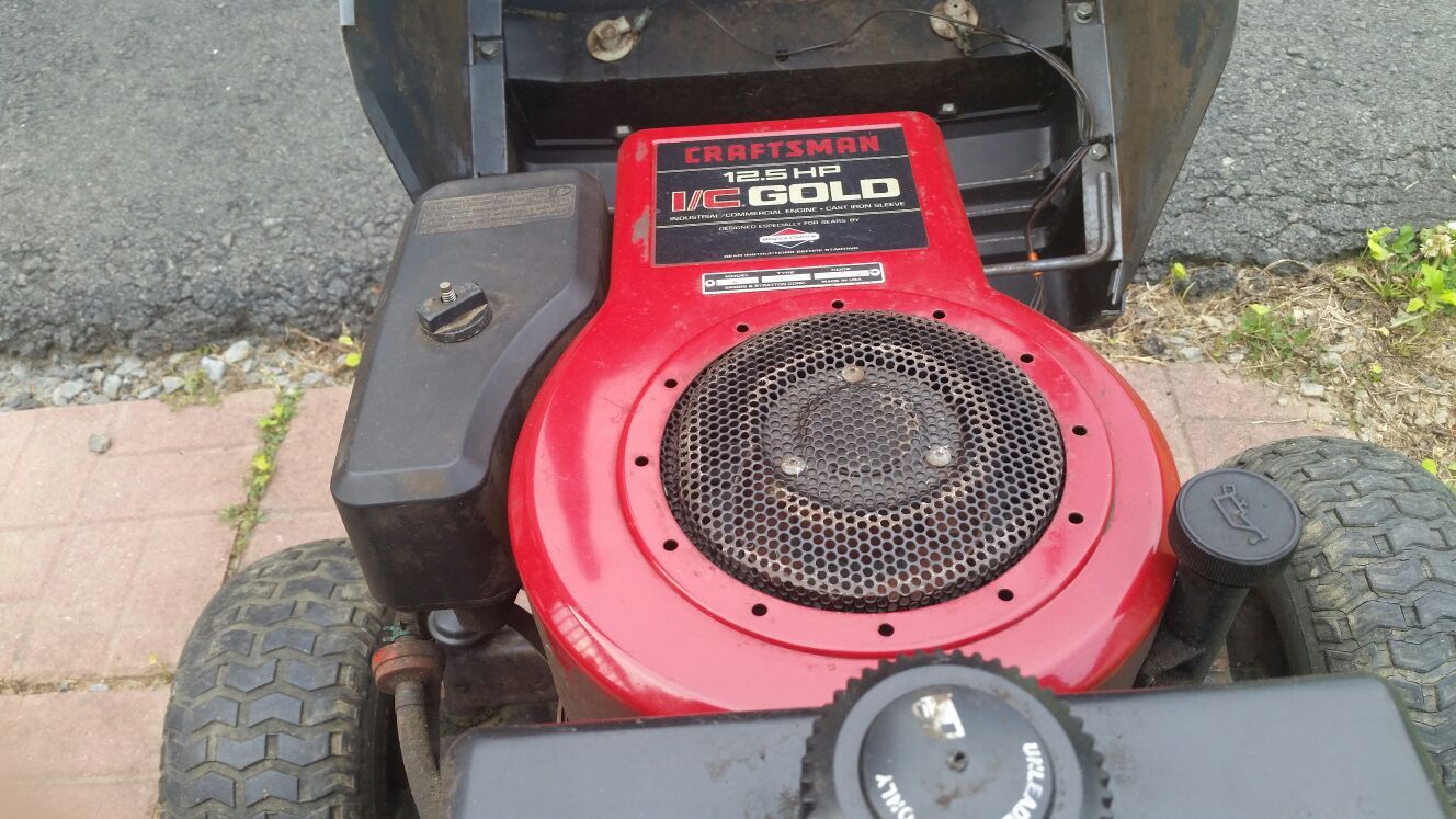 Craftsman II riding lawn mower LT4000 I/C GOLD 12.5HP 42" deck for Sale
