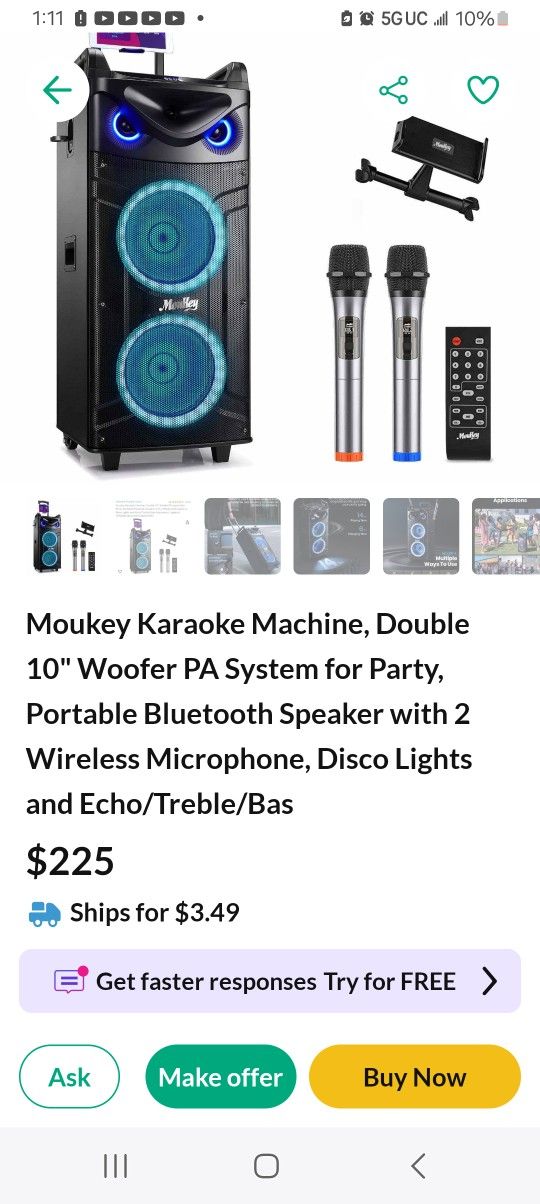Moukey Kareoke Machine 