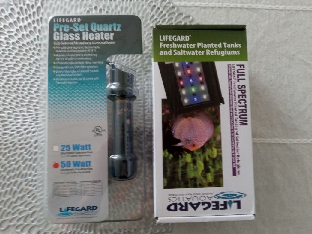 Aquarium Light & Heater