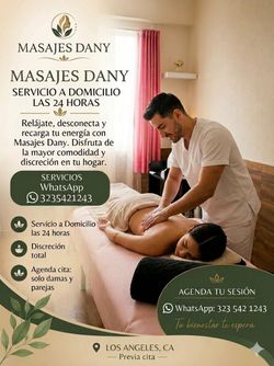 Masajes a Domicilio  para damas por dany • Discreción Total✨ Siente la Relajación Total