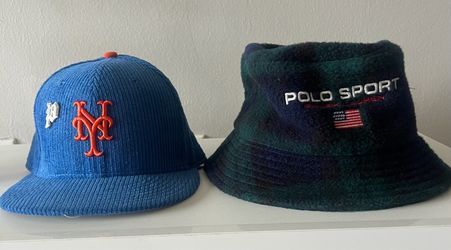 Polo Sport Ralph Lauren Plaid Fleece Bucket Hat..Worn Only Once - Like New