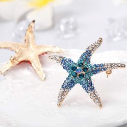 Sea star brooch