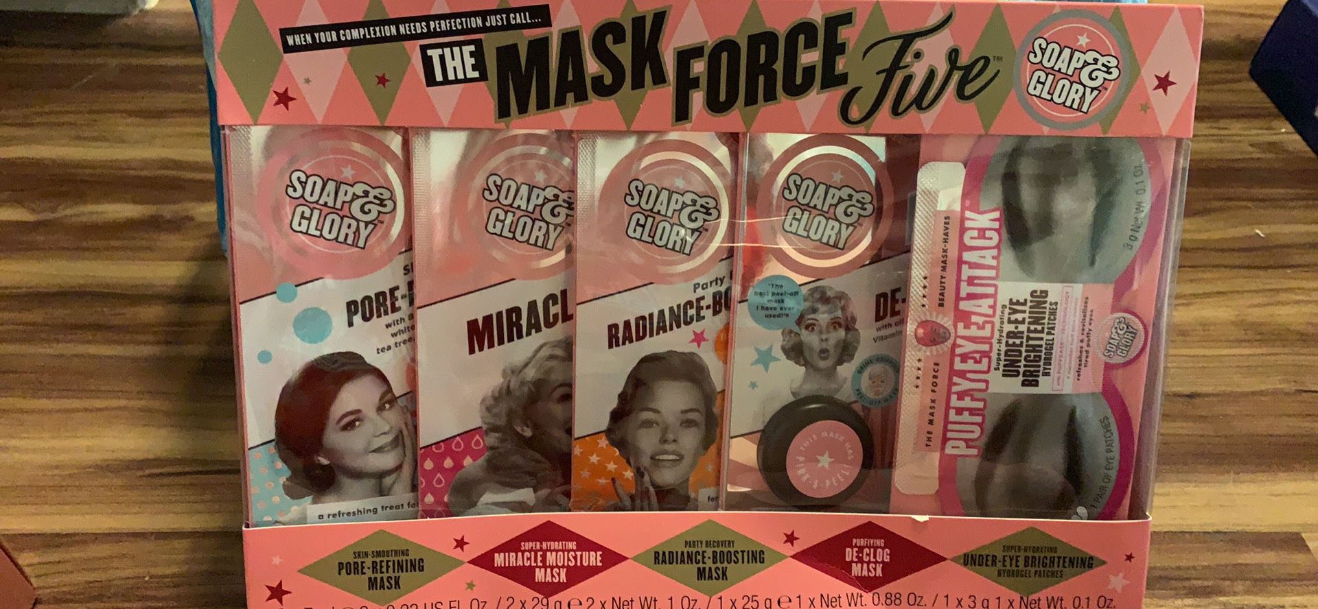 Soap and glory face masks