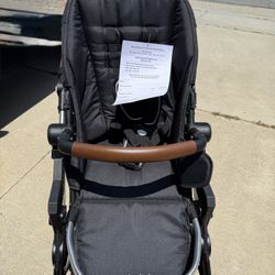 Mockingbird Stroller Seat (SEAT ONLY) With Leather Handle