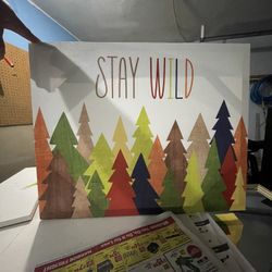 Canvas Wall Art - Stay Wild 