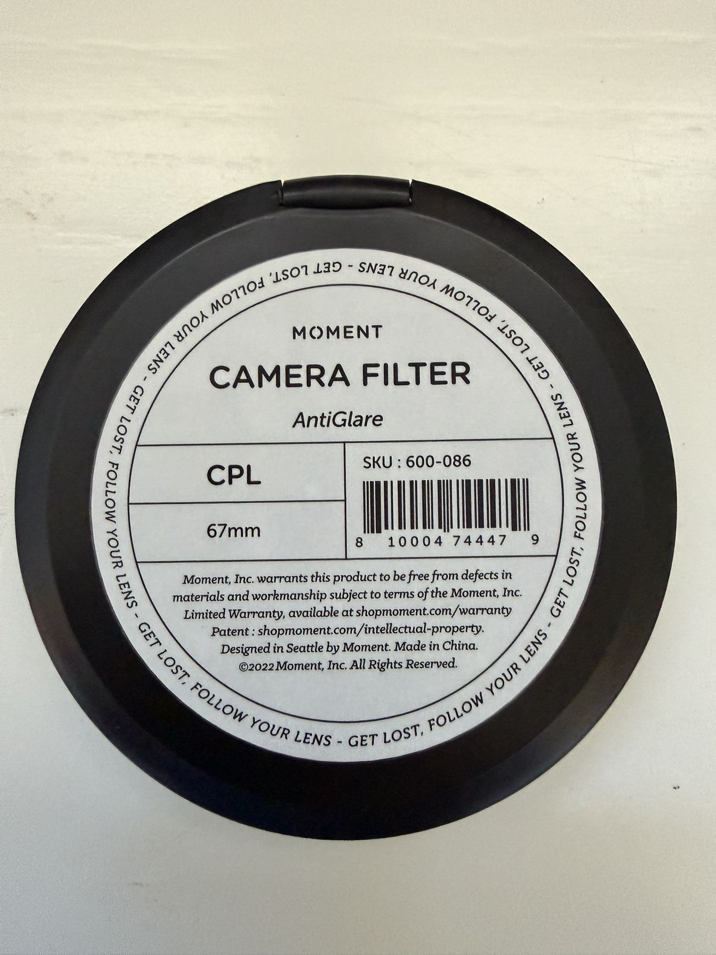 Moment Camera Filter CPL 67mm 