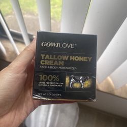 12Hr Moisture Lock Beef Tallow for Skin Care, Instant Redness Eraser Tallow and Honey Balm with 6 Botanical Rescue, Dewy Not Oily Face Cream Moisturiz