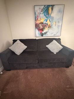 Sofa bed (dark blue)
