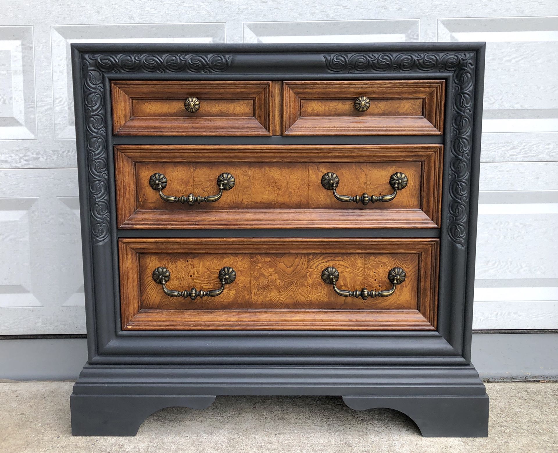 Large Antique Refinished Chest of Drawers
