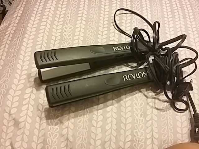 Two Revlon Hair Straightners