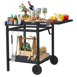 Brand New Pizzello Pizza Oven Cart (Small, Black) – Sealed in Box
