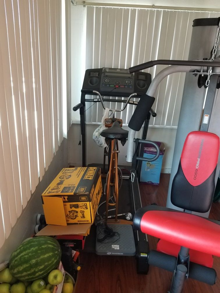 Weider Pro 6900 Weight System home gym.
