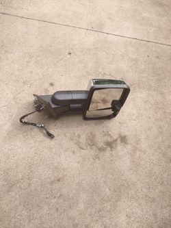 14-18 CHEVY SILVERADO GMC SIERRA TOWING SIGNAL MIRROR CHROME PASSENGER RIGHT RH