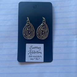 Sterling Silver Mini Avocado Earrings 