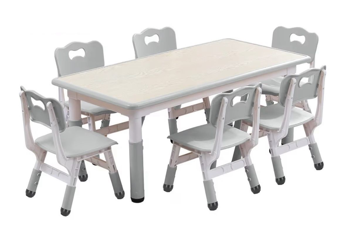 NEW! Kids Activity Table with 6 Chairs