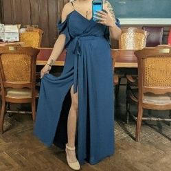 Size 16 Dark Blue Bridesmaids Dress