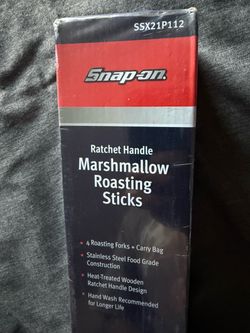 Snap-on Ratchet Handle Marshmallow Roasting Sticks