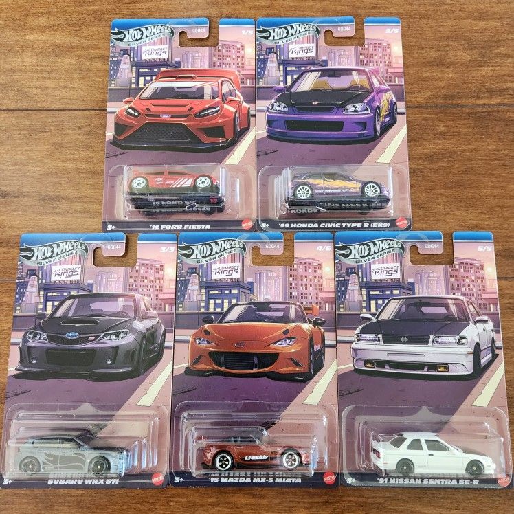Hot Wheels Silver Series COMPACT KINGS Set