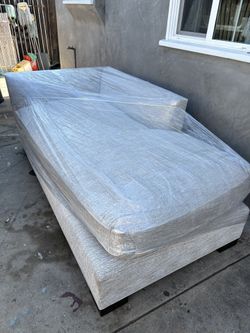 Sofa (White One Piece Sectional)