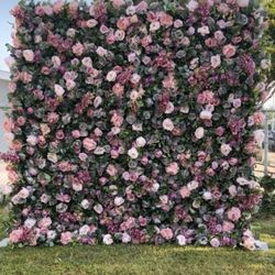 3D Flower Backdrop
