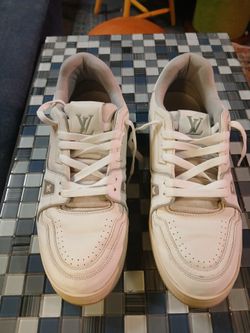 Authentic Louis Vuitton LV Trainer - White & Grey #54 Signature - LV 10 (Fits US 11)