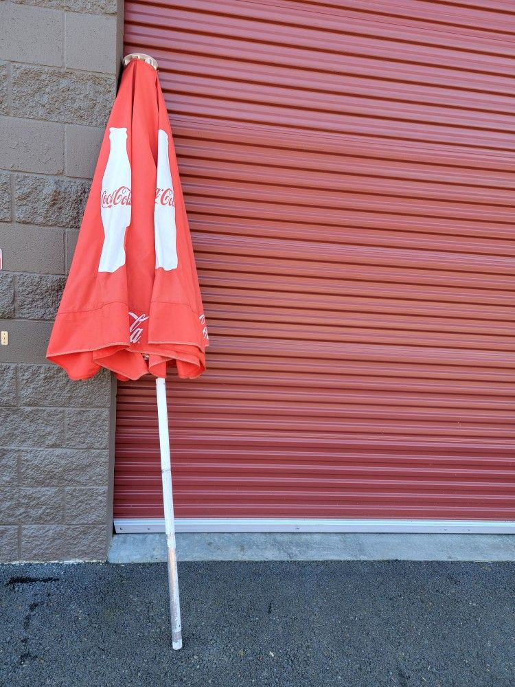 Coca-Cola outdoor umbrella