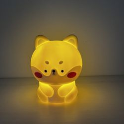 Mood Light Pink Sky Shiba (Warm White)… Batteries Included…5” Height By 4” Wide…$15
