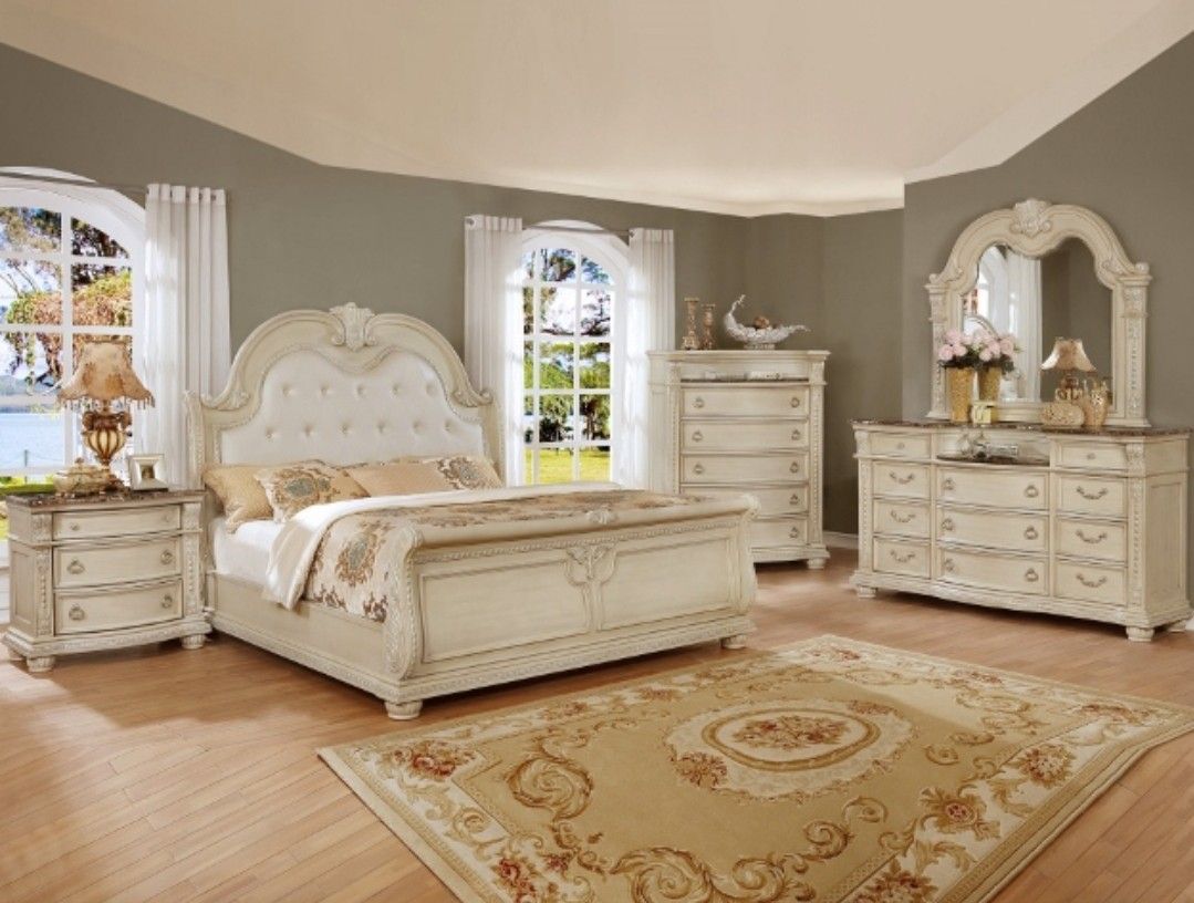 Brand New! 7pc Queen Bedroom Set 😍/ Take It home with Only $39down/ Hablamos Español Y Ofrecemos Financiamiento 🙋🏻‍♂️ 