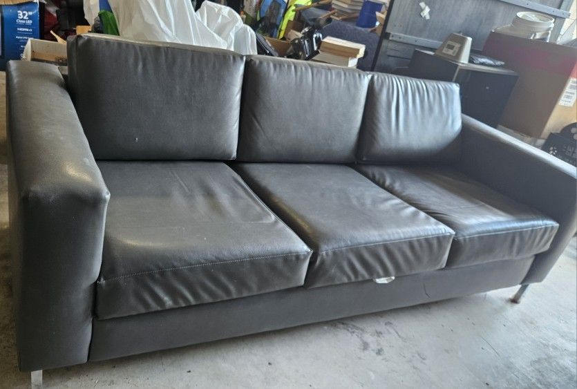 Dk Grey Contemporary Couch