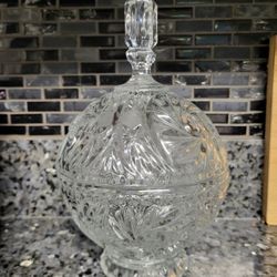 Vintage Violetta Crystal Cady Dish