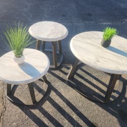 Set De Mesas De Centro