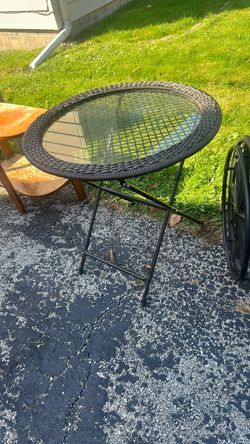 Outdoor folding Side table