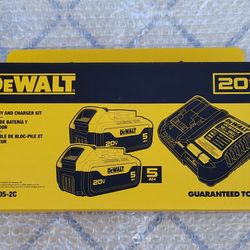 Dewalt 20 Volt Max Battery And Charger...$120...Firm On Price...Brand New... Pickup Only..
