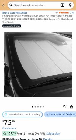 Model Y Windshield Shade