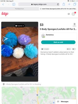 ALL 5New Body Sponges/Loofahs