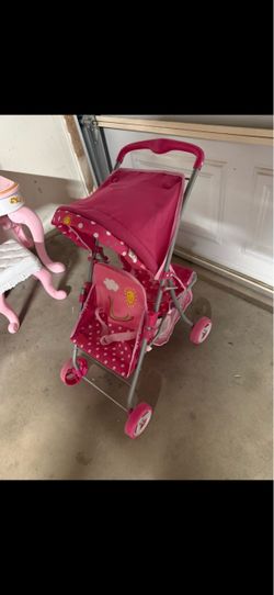 Pink Doll Stroller Toy