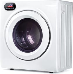 Euhomy 2.65 Cu. Ft. Portable Dryer for Clothes, 1400W Dryer with LCD Panel | 120V