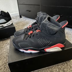 Jordan Retro 6 (Black Infrared)