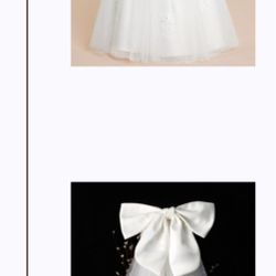  First Communion Dress and Veil