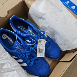 Adidas Samba Men's Sz 13 Shoes Blue Leather No Box