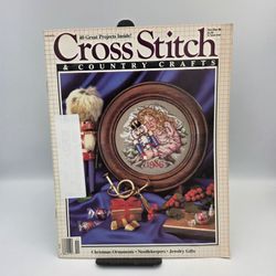 Cross Stitch & Country Crafts Magazine 1986 November / December ~ 40 Projects