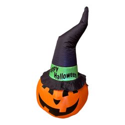 Pumpkin Witch Inflatable 3.5’ Halloween
