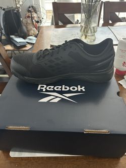 Brand New Size 10 Black steel Toe Shoe