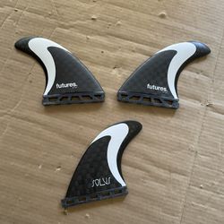 Futures Solus Thruster Surfboard Fin Set (size M)