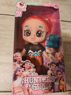 K-Pop Demon Hunter Doll With Music and Light 5D Eyes-Mira